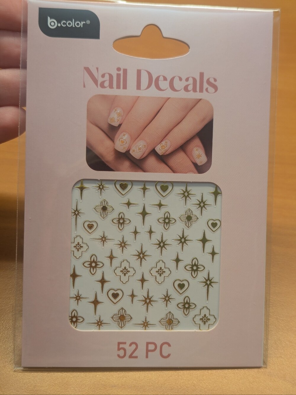 Metallic Gold Nail Decal Stickers NWT!